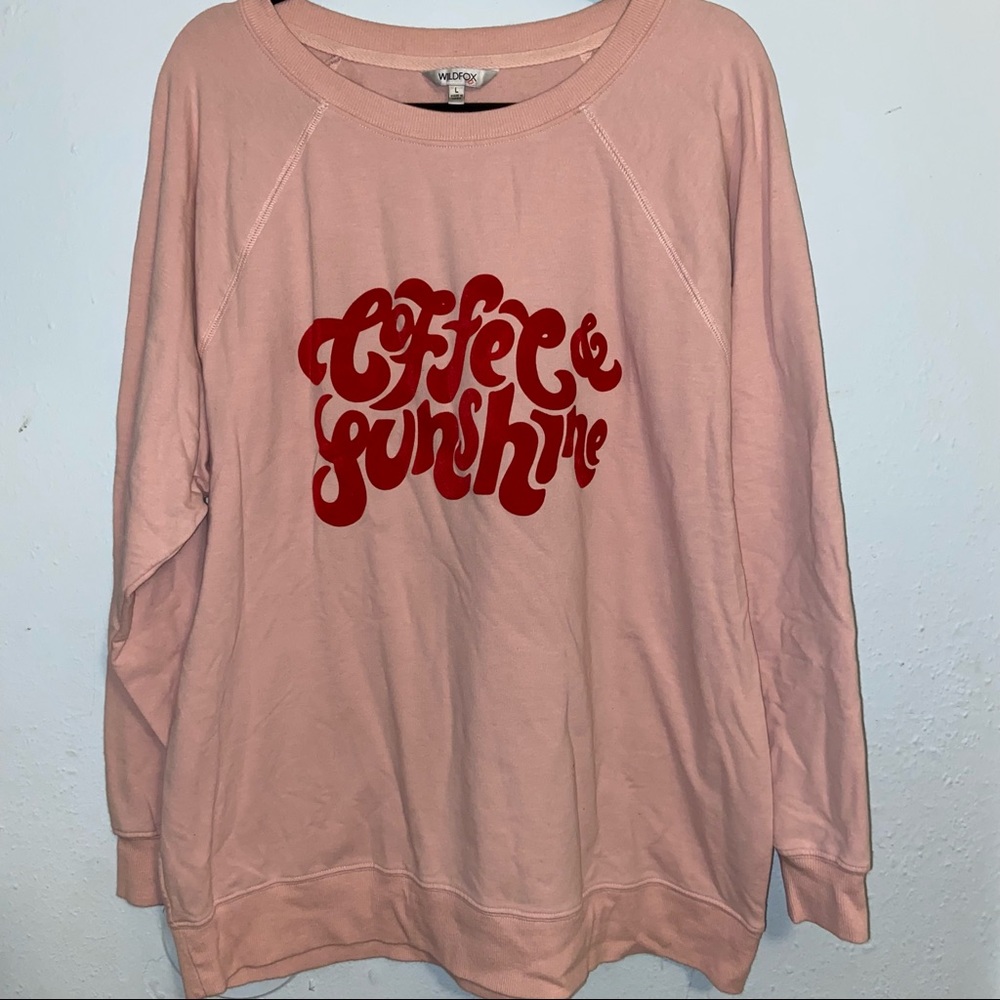 Wildfox pink sweater